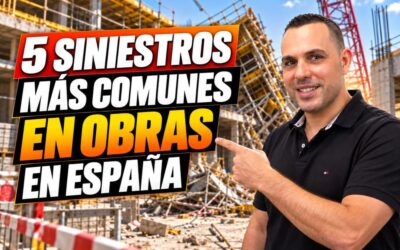 Los 5 siniestros más habituales en obras de construcción en España